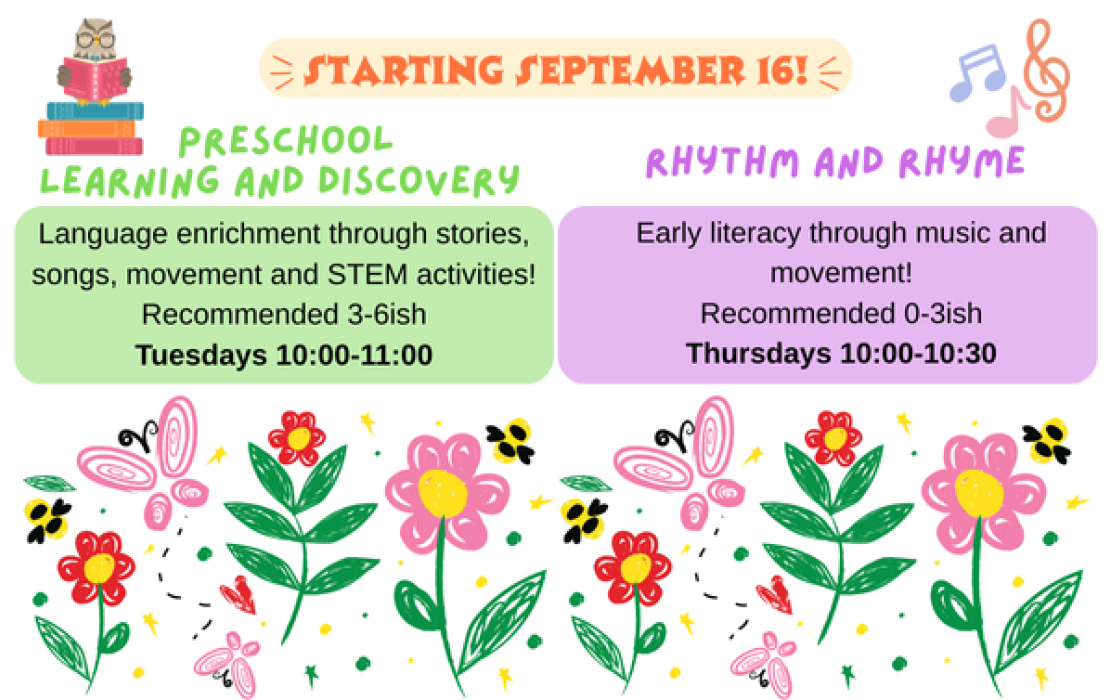 Storytimes!