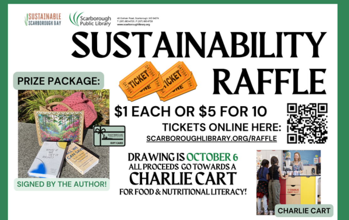 Sustainability Raffle to Raise Money for a Charlie Cart! Click here to learn more!
