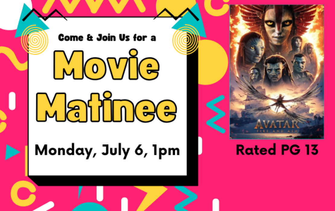 Monday Movie Matinee- "Avatar: Fire and Ash"