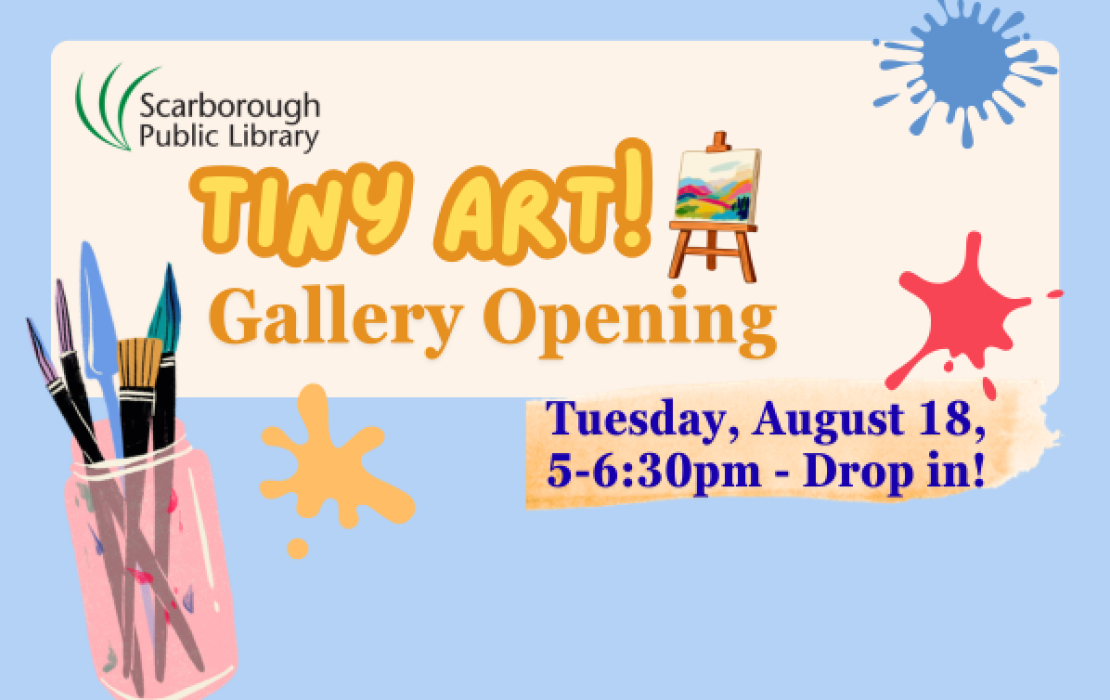 Tiny Art Gallery Opening