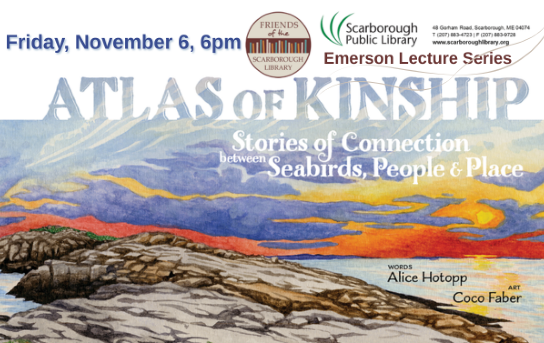 Emerson Lecture: Atlas of Kinship: Stories of Connection Between Seabirds, People & Place